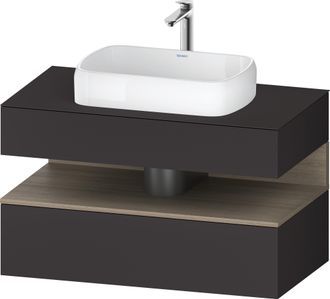 Duravit Qatego Meuble Sous-lavabo Sur Console, 1 Tiroir, 1 - Duravit