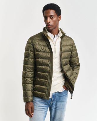 GANT Lichtgewicht donsjack heren (Groen)