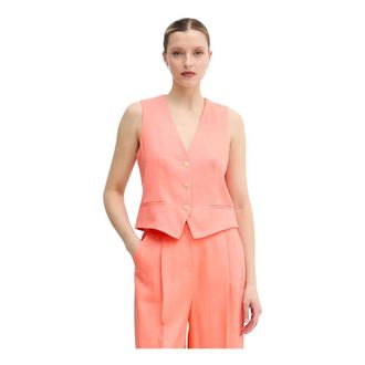 Lola Casademunt Dames, Jassen, Oranje, Maat: XL Linnen