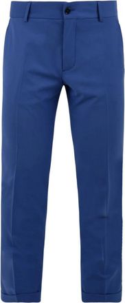 Daniele Alessandrini Blauwe Teatro Broek - Heren - Nette broeken - Blauw - L - Broeken