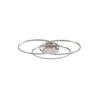 Lindby L&aacute;mpara De Techo Led riley En Gris Aluminio - Lindby