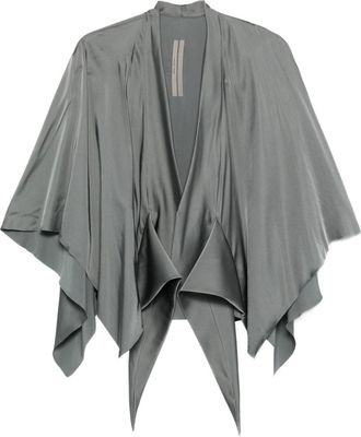 Rick Owens V-Neck Blouse - Womens - Acetate/Viscose/Polyamide/Elastane