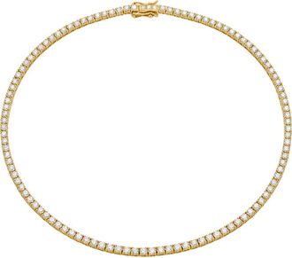 The M Jewelers NY The Thin Tennis Necklace in Gold at Nordstrom