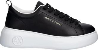 A|X Armani Exchange Xw 002790 Sneaker - Dames - Sneakers - Zwart - 36 1/2 EU - Leer - Schoenen