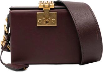 Dior Pre-owned Cross Body Bags, female, Red, Size: ONE SIZE Pre-owned Box Shoulder Bag