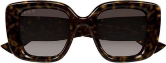 Gucci Sunglasses Gg1975 S 003 Brown/Brown Women