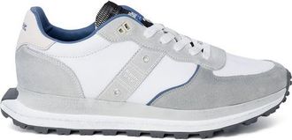 Blauer Gray Leather Athletic Mens Sneakers