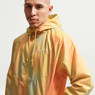 Nike Mens Windrunner Sunset Lined Jacket in Brown | IR4507-795