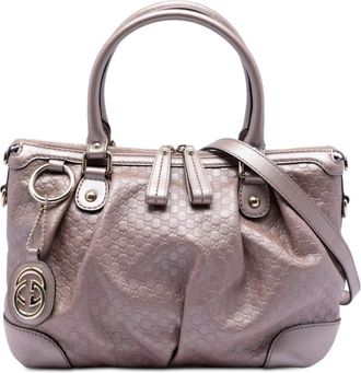 Gucci Pre-owned Gucci Metallic Microssima Sukey Satchel Ladies A020EOBSJFGNKZCK