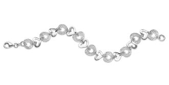 Orphelia Dames 925 Sterling Zilveren Armband - Zilver ZA-1964
