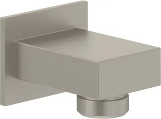 Villeroy & Boch Villeroy&boch - Codo De Conexi&oacute;n A Pared Villeroy Et Boch Duchas Universales Rectangulares N&iacute;quel Cepillado Mate