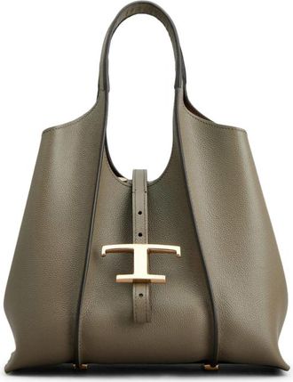 Tod's TodS T Timeless Mini Leather Shopping Bag
