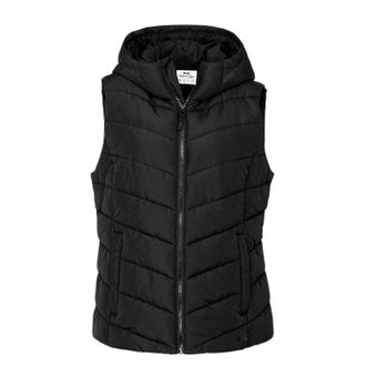 Slazenger Gevoerd gilet van polyester voor dames (Zwart)