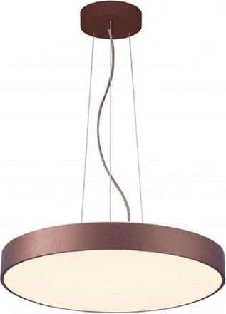 Trade Shop Trade Shop Traesio - Trade Shop - Cerchio 40 Cm Led 43 W Lampada Up Sospension 2 Light Temperatures - Brown