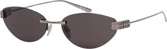 Balenciaga Zonnebrillen - Dames - Zonnebrillen - Grijs - 61 MM - Accessoires