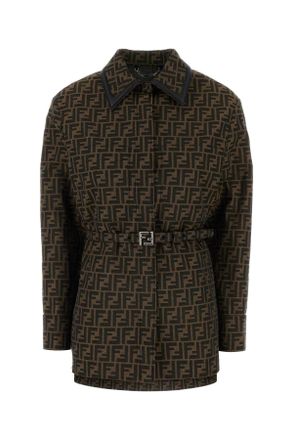 Fendi Embroidered Canvas Shirt