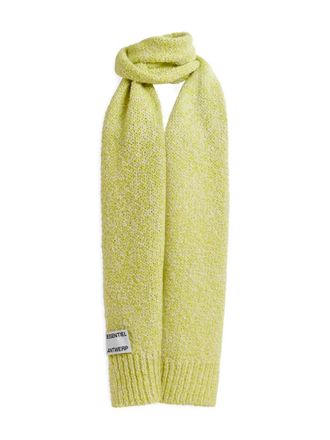 Essentiel melange-effect knit scarf - Green