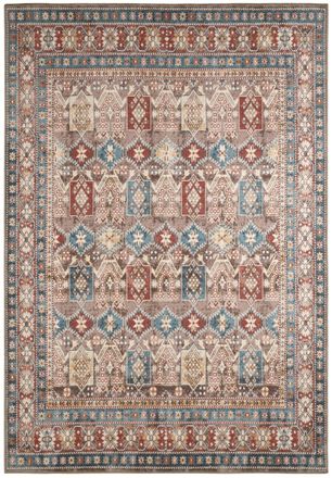 Nazar Rugs Alfombra vintage con motivo de otom&aacute;n multicolor - 120x170
