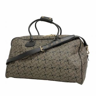 Celine Black Pvc Boston Bag (Pre-Owned)