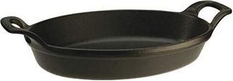 Staub Sur la Table Minis Pirofila Ovale, Ghisa, Nero, 15 cm