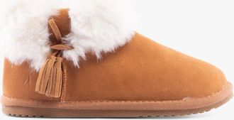 Hush Puppies Womens Hush Puppies AYANA Womens Slippers Tan - Brown - Size: 3