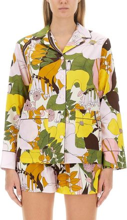 La DoubleJ Multicolor Regular Floral Shirt