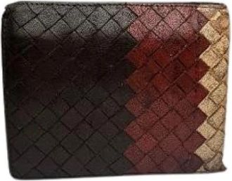 Bottega Veneta Pre-owned Vintage Portemonnee - Dames - Vintage Accessoires - Bruin - ONE Size - Leer - Vintage