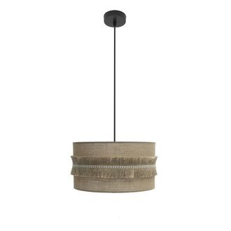 Fabrilamp Lampara Colgante De Techo Modelo Kala Acabado Beige - Fabrilamp