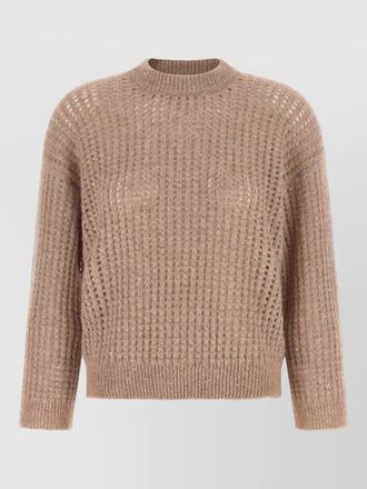 PESERICO sequinned openwork sweater