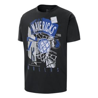Nike Dallas Mavericks Courtside Vintage T-Shirt Black HV5641-010