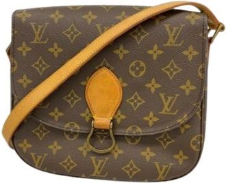 Louis Vuitton Pre-owned Cross Body Bags, female, Brown, Size: ONE SIZE Pre-owned Fabric Cross Body Bag