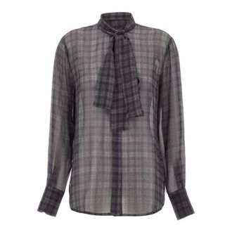7 For All Mankind Dames, Blouses & Shirts, Grijs, Maat: XS Zijde