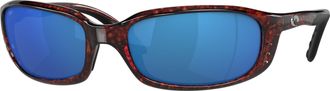 Costa 6S9017 Brine Polarized BR 10 OBMP Mens Sunglasses Tortoiseshell Size 58