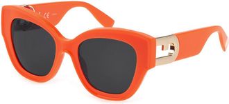 Furla SFU596 0AFM Womens Sunglasses Orange Size 52