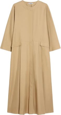 Max Mara Abito lungo plissettato - Toni neutri