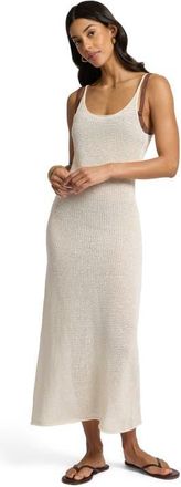 Onia Linen Sweater Scoop Maxi Dress in Egret at Nordstrom, Size Medium
