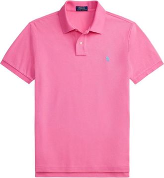 Polo Ralph Lauren T-shirts en polos - Heren - Polos - Roze - S - Katoen - Tops