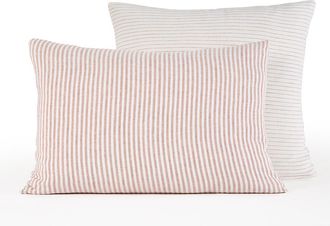 AM.PM Kussensloop in geweven-geverfd gewassen linnen, Deutzia