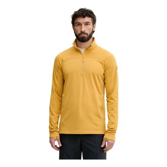 Fj&auml;llr&auml;ven Tops, Heren, Geel, M, Abisko Lite Half Zip