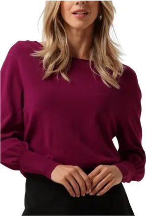 Twinset Truien & Vesten, Dames, Paars, L, Dames Truien & vesten 242tp 3500