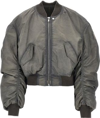 Rick Owens Bomber in nylon Secchia Flight Man 48