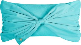 Juicy Couture Velvet Bow Accent Pillow in Blue Crush at Nordstrom Rack
