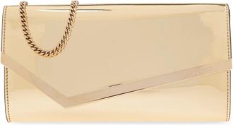 Jimmy Choo London Emmie Wallet On Chain - Dames - Portefeuilles - Geel - ONE Size - Leer - Accessoires