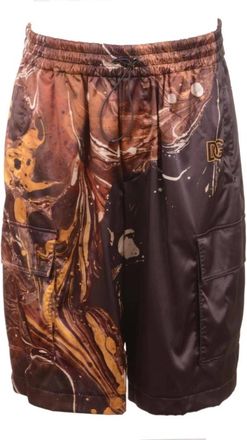 Dolce & Gabbana Uomo, Costumi da bagno, Marrone, XS, new