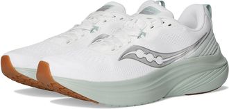 Saucony Lancer Run Womens Running Shoes White/Mist : 9.5 B - Medium, Leather