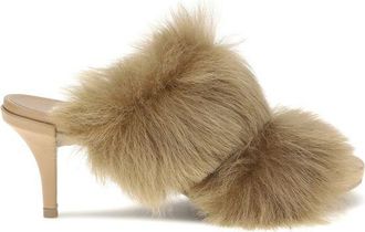 Pedro Garcia Beige Leather Stiletto Heel Womens Sandals