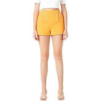 endless rose High Waist Sailor Shorts in Orange at Nordstrom Rack, Size X-Small