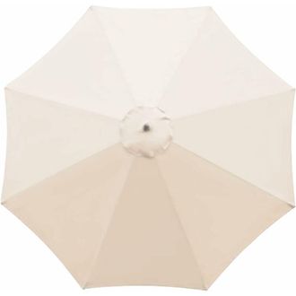 OEM Funda De Recambio Para Parasol De 8 Varillas De 3 M, Impermeable, Anti-uv, Tejido De Recambio - Beige