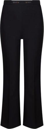 Elisabetta Franchi Mujer, Pantalones, Negro, Talla: M