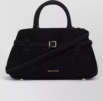 Manu Atelier leather shoulder bag